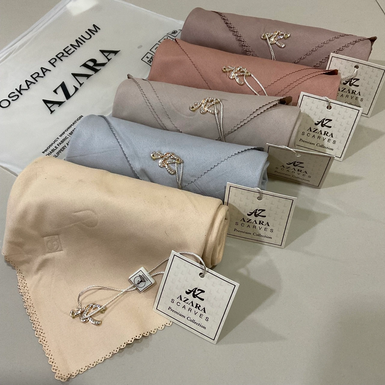 Hijab Azara Polos - tampilan 3